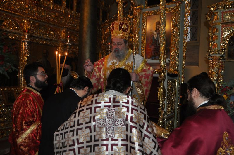 Χειροτονία διακόνου στή Μητρόπολή μας